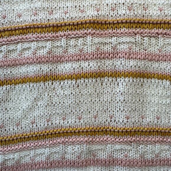 Versona Women's Multicolor Round Neck short Sleeve Casual Sweater Size M - Picture 4 of 6